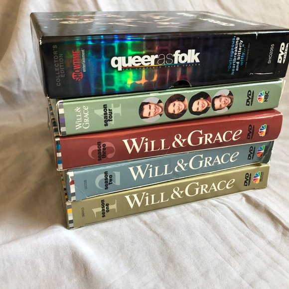 WILL & GRACE - SEASONS 1, 2, 3 (missing disc1), & 4 - PLUS QUEER AS FOLK SEASON3 - Picture 3 of 3